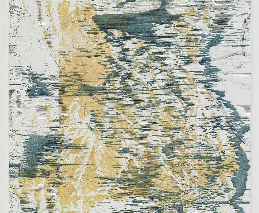 Mirage, etching, 12 in x 10 in