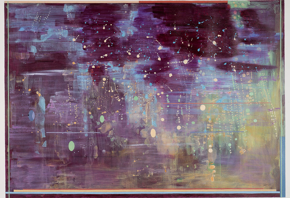 Storm Warning, acrylic on paper, 24 in x 34 in